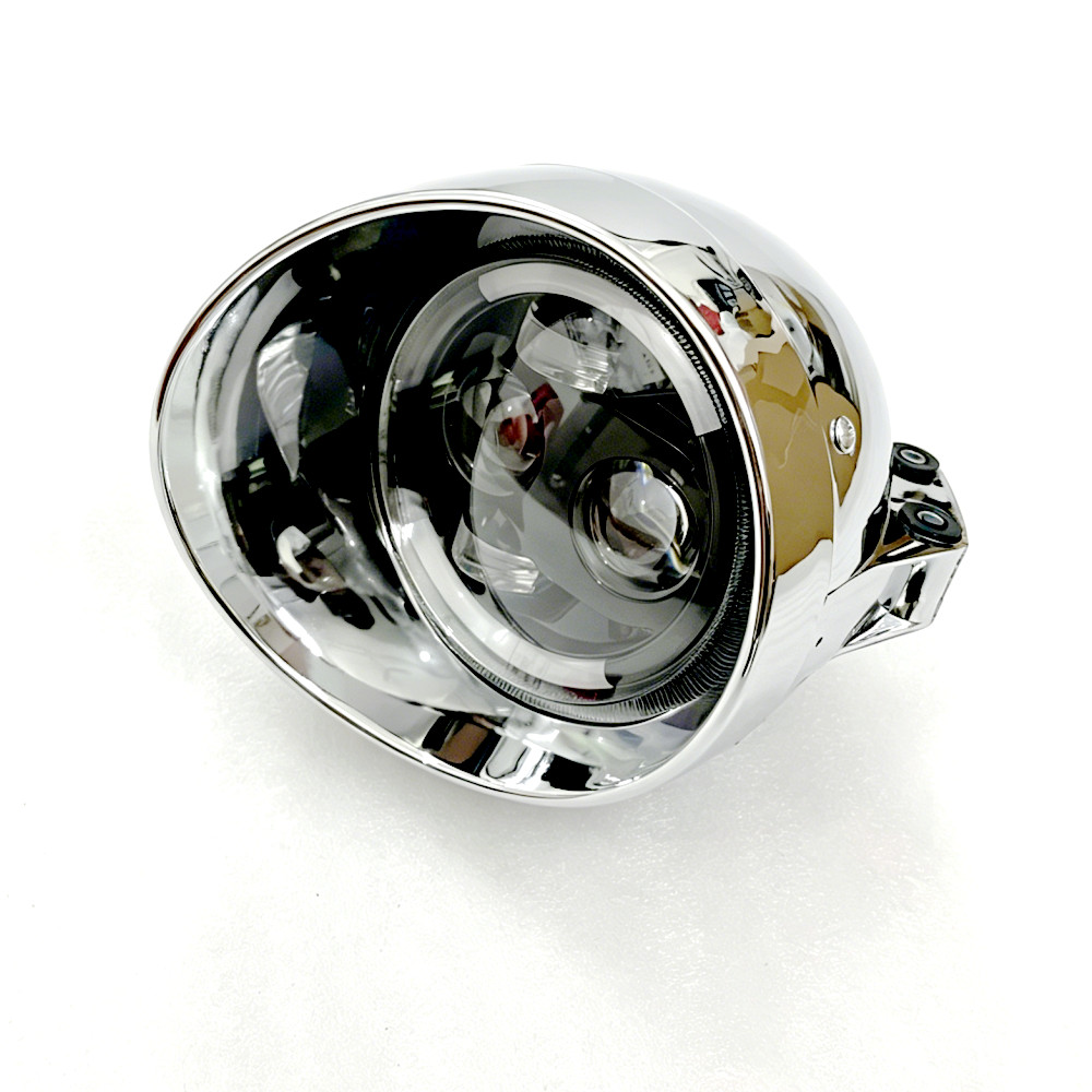 Universal Retro 12V Motorcycle - đánh giá và giá Universal Motorcycle Led Headlight Projector