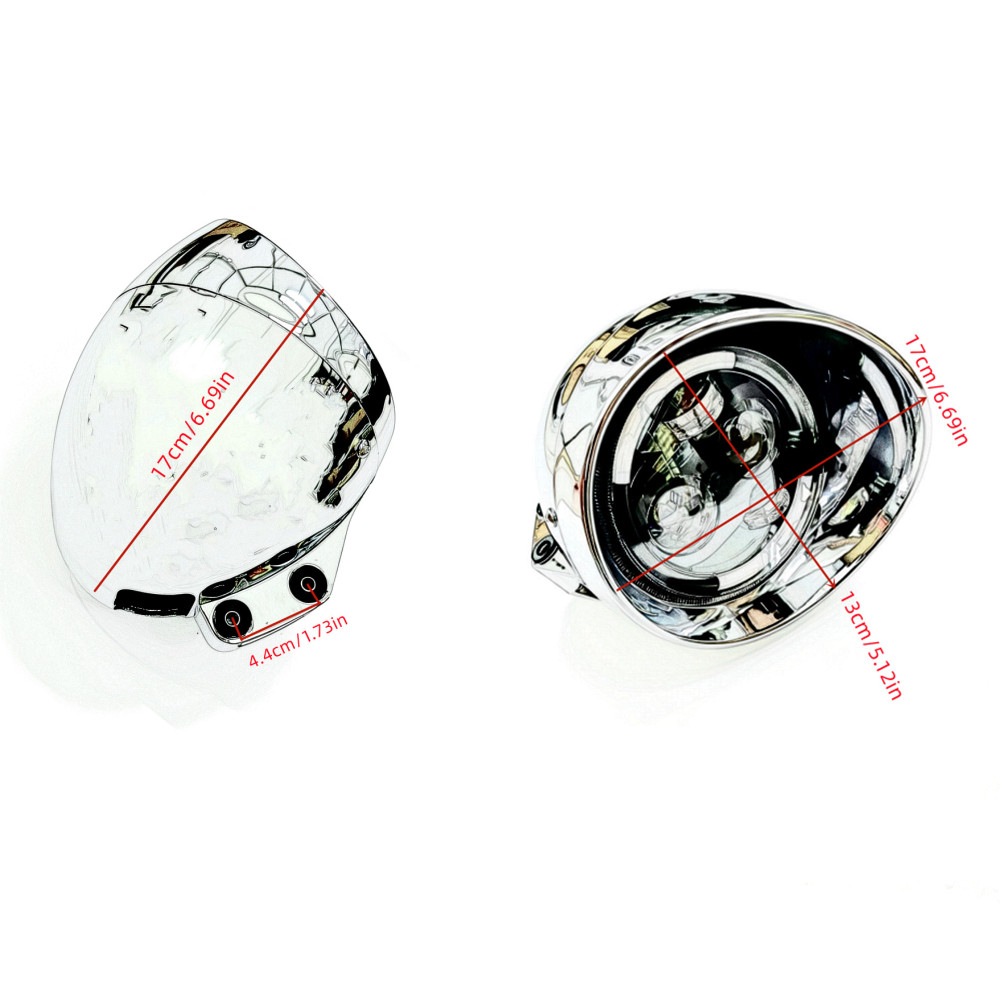 Universal Retro 12V Motorcycle - đánh giá và giá Universal Motorcycle Led Headlight Projector