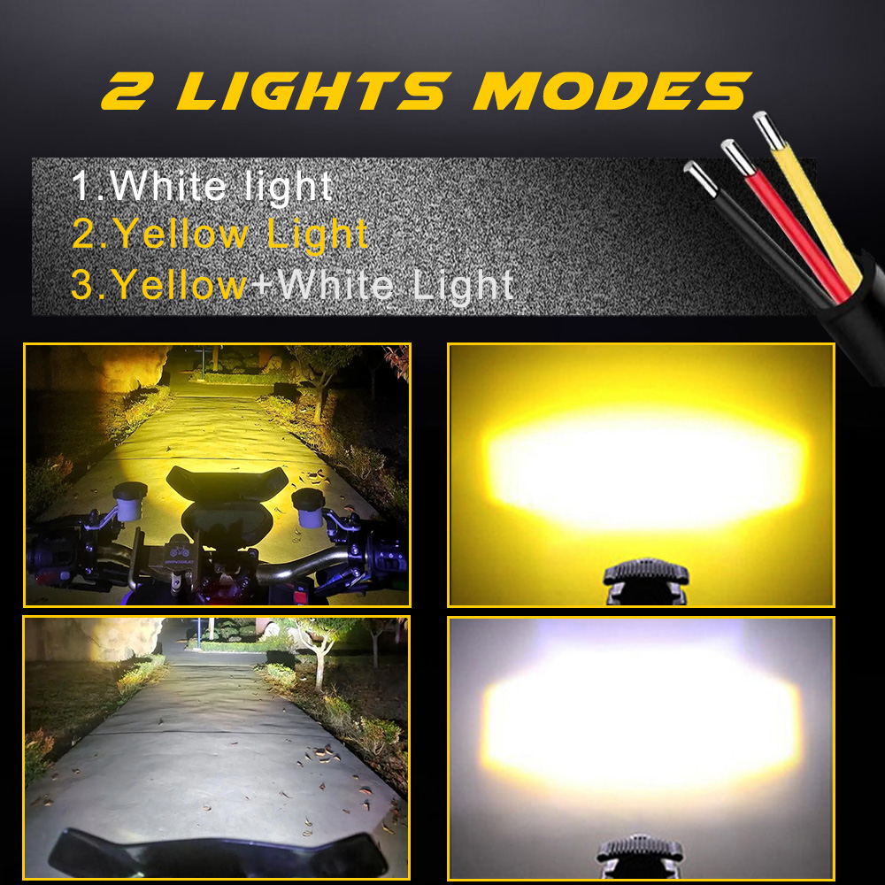 Additional Led Headlights For  - đánh giá và giá Universal Motorcycle Led Headlight Projector