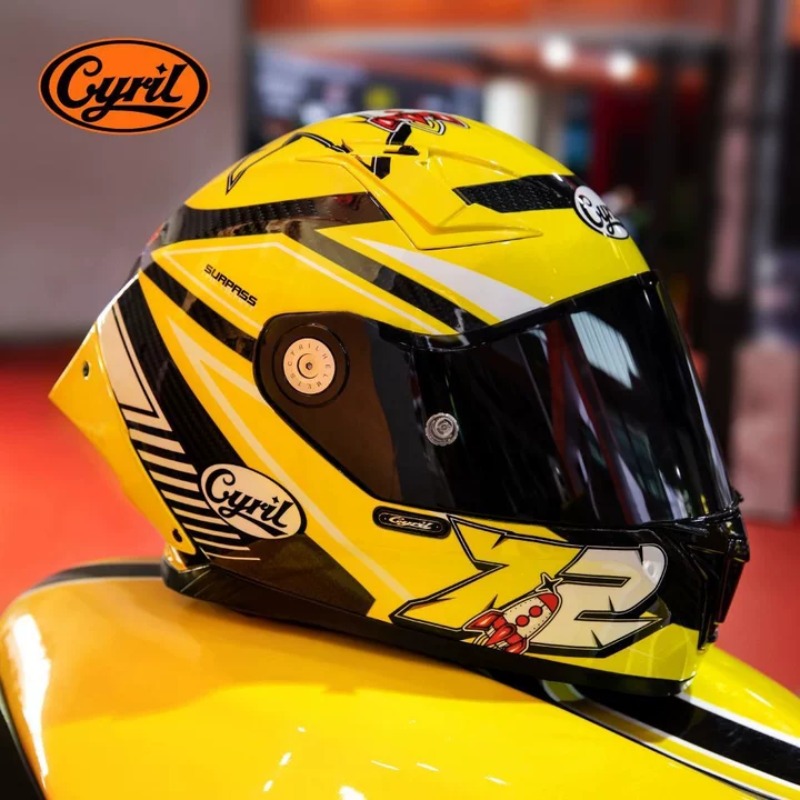 CYRIL Carbon Fiber Full Face M - đánh giá và giá Carbon Fiber Lightweight Motorcycle Helmet