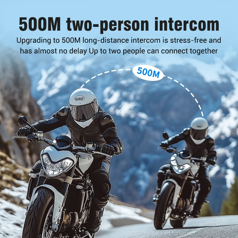Bluetooth 5.3 Motorcycle Helme - đánh giá và giá Universal Motorcycle Helmet Intercom Headset