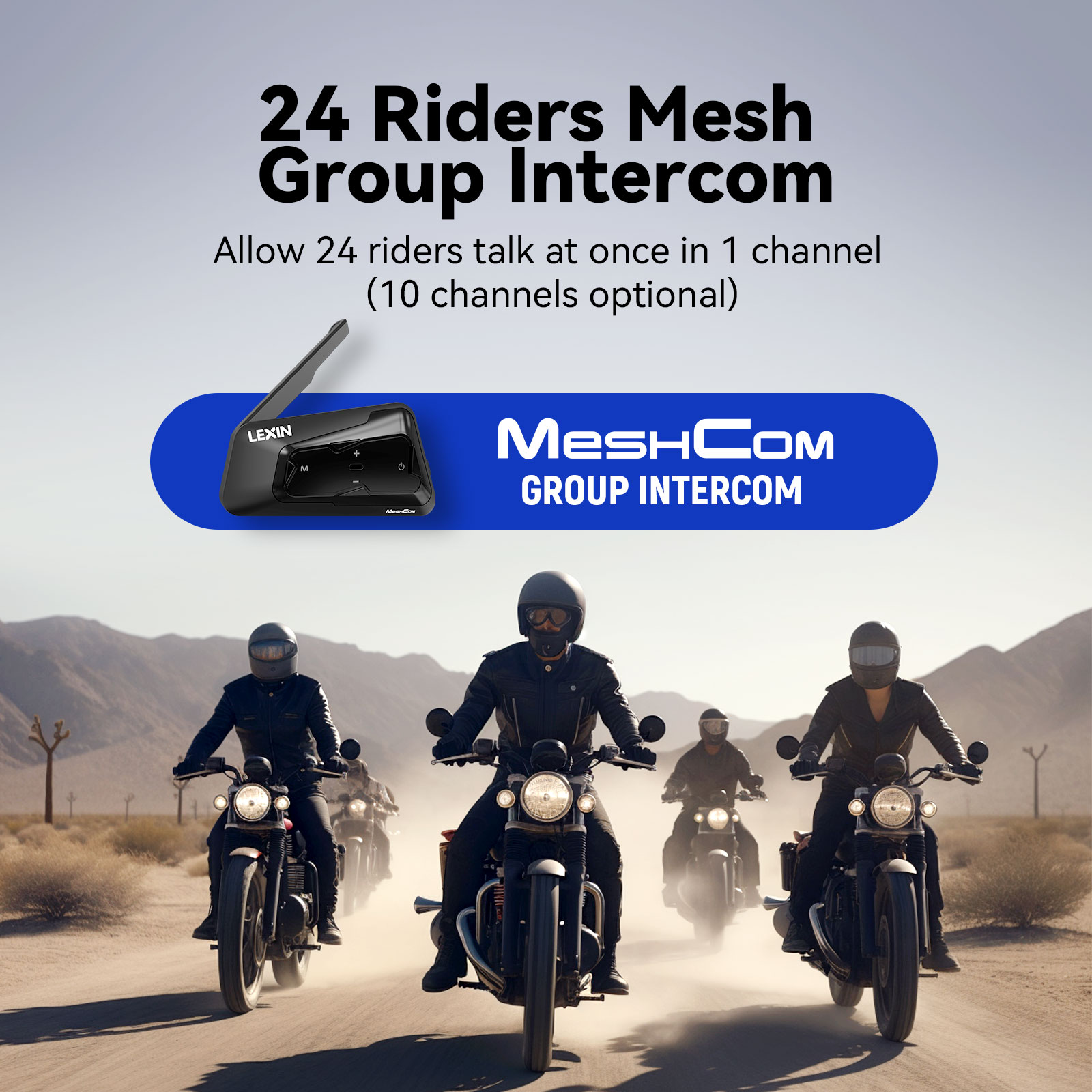 LEXIN-MeshCom Motorcycle MESH& - đánh giá và giá Universal Motorcycle Helmet Intercom Headset