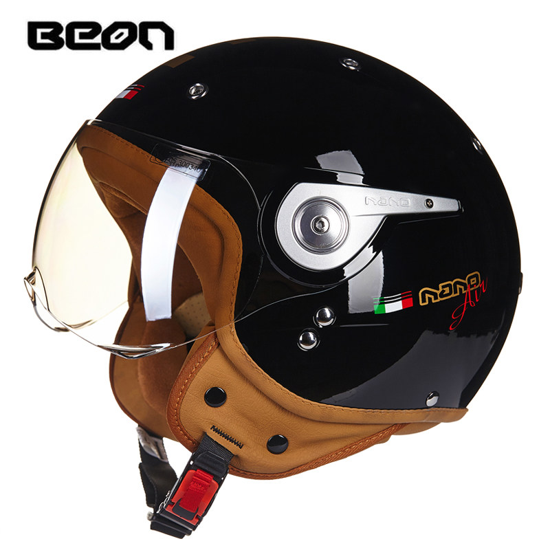 BEON B-110 Moto Rcycle Mũ Bảo  - đánh giá và giá Vintage Open Face Retro Helmet