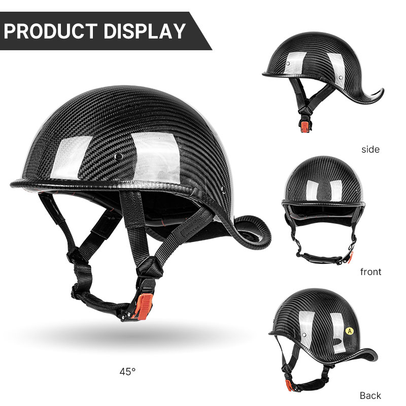 Premium Carbon Fiber Open Face - đánh giá và giá Carbon Fiber Lightweight Motorcycle Helmet