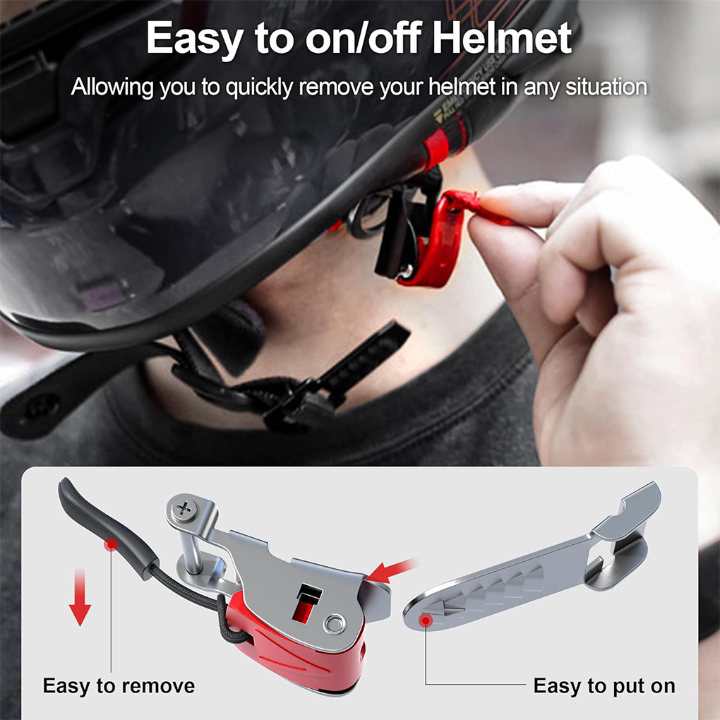 Light Weight Helmet Quick Rele - đánh giá và giá Quick Release Buckle Motorcycle Helmet